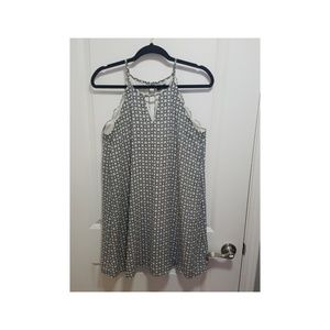 Lily Rose Black and White Mini Dress